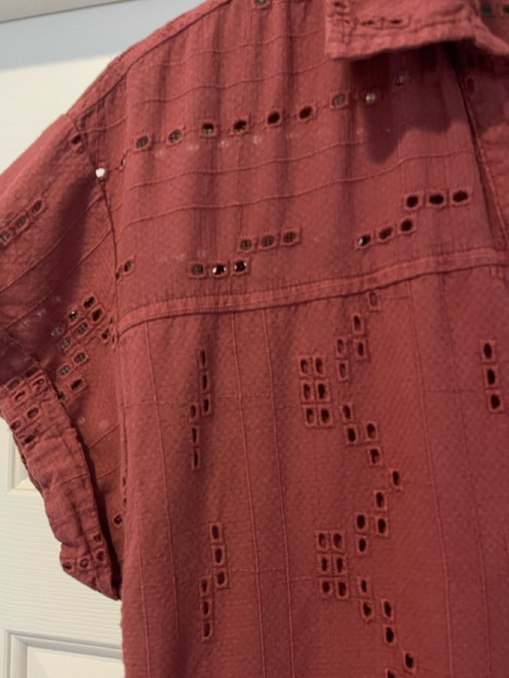 Prana Ladyland Eyelet Dress in Vino Small - Picture 8 of 11
